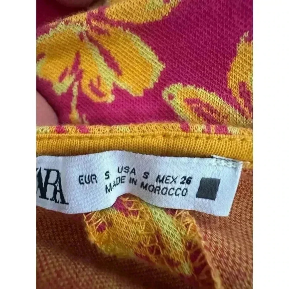 ZARA Jewel Jacquard Dress Size Small - Picture 7 of 9